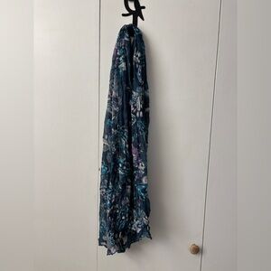 Floral Paisley Floaty Crinkle Scarf